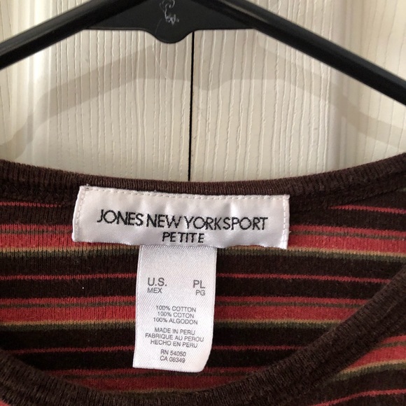 Everyday Long Sleeve Striped Top - Picture 4 of 4